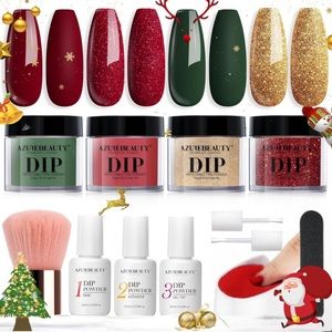 CHRISTMAS COLORS DIP  NAIL POLISH  KIT